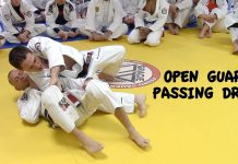 오픈가드 패스 드릴 – 스탠딩 > 사이드 > 마운트