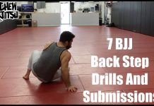 7가지 주짓수 백스텝 드릴과 서브미션
