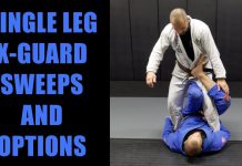 싱글 렉 엑스가드 스윕과 옵션