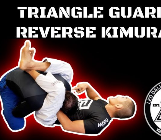 트라이앵글 방어 시 리버스 기무라!
