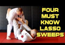 서있는 상대에게 효과적인  4가지 라쏘가드 스윕!