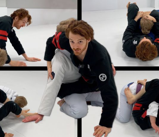 클로즈가드에서 힙 범프를 했는데 상대가 막는다면? OOOOO로 전환!!