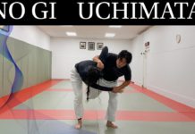노기 주짓수에서 상대방을 던져버리는 테이크 다운 기술 ‘Uchi mata’