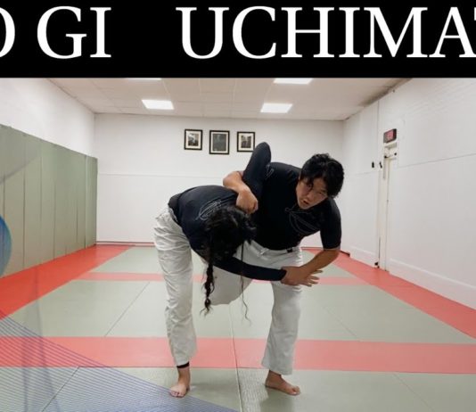 노기 주짓수에서 상대방을 던져버리는 테이크 다운 기술 ‘Uchi mata’