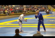 니콜라스 메레갈리의 완벽한 라쏘가드 스윕(시합직관영상)