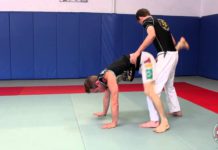 이건 무슨 기술이지!? 동키가드에서 백잡고 힐훅 마무리하는 방법!