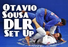 데라히바 가드에서 오버헤드 스윕 그리고 암바와 오모플라타 전환까지