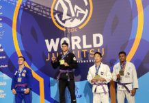박재운, IBJJF 월드 주짓수 챔피언십에서 퍼플벨트 어덜트 동메달 획득