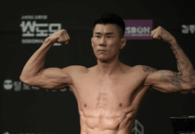 “10년 공백 무색한 완벽 복귀” 손진호, 1라운드 암바 서브미션 승리로 ROAD FC 복귀전 장식!