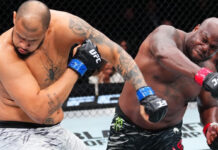 ’검은 짐승’ 데릭 루이스, 신성 테세이라에게 1R 35초 TKO승…’16 KO’ UFC 신기록 경신