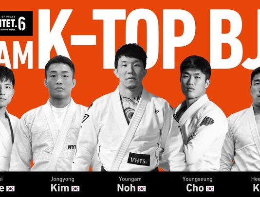 대한민국 최정예 그래플러 5인, 일본 ‘퀸텟6’ 출전… TEAM K-TOP BJJ, 서바이벌 팀 매치 우승 도전